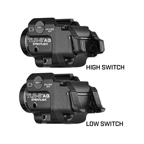 Streamlight TLR-8A G Gun Light With Green Laser And Rear Switch Options