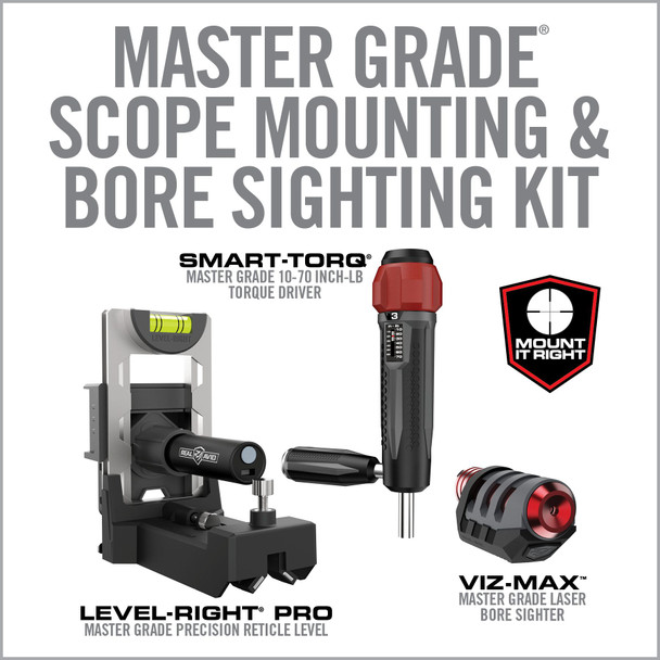 Real Avid Master Grade Scope Mounting & Bore Sighting Kit
