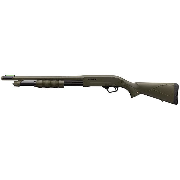 Winchester SXP Defender Shotgun, OD Green: 12 Gauge-3", 18" Barrel, Model 512425395