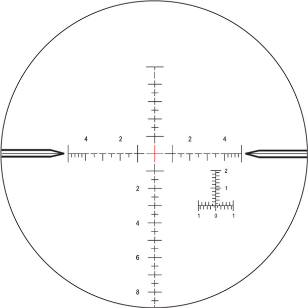 Nightforce Optics SHV 4-14x50 FFP Riflescope, Black: 30mm Tube, MIL- F1 Center Illuminated Reticle, Model C557