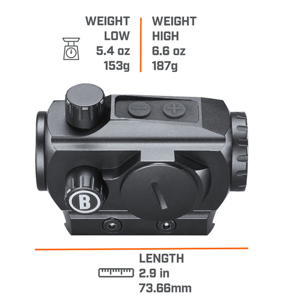 Bushnell TRS-125 Red Dot Sight, 3 MOA Dot