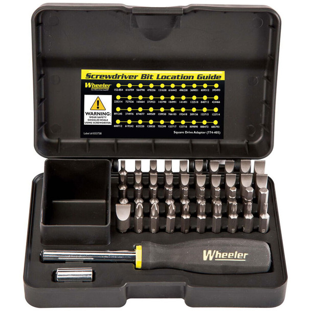 Wheeler Professional Gunsmithing Screwdriver Set - 43 Piece