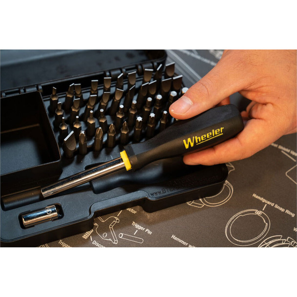 Wheeler Professional Gunsmithing Screwdriver Set - 43 Piece