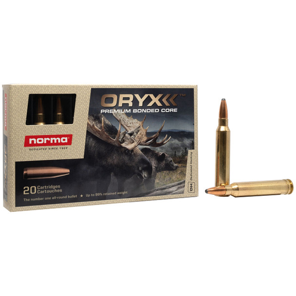 Norma Oryx Ammunition - 300 Win Mag, 180 gr, Bonded SP, 2920 fps, Model 20174762