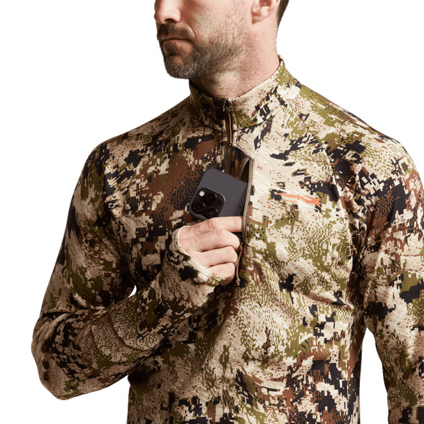 SITKA Gear Core Merino 220 Half-Zip, Optifade Subalpine, 600207-SA