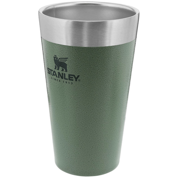 Stanley Adventure Stacking Beer Pint, 16oz | 0.47L: Hammertone Green