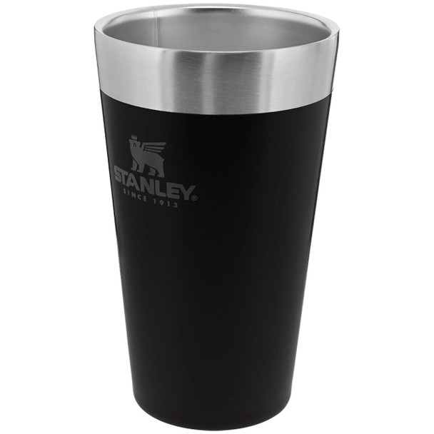 Stanley Adventure Stacking Beer Pint, 16oz | 0.47L: Matte Black