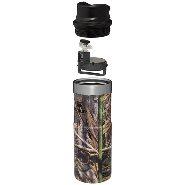 Stanley Classic Trigger-Action Travel Mug 16 oz | 0.47L: Mossy Oak Shadow Grass Habitat