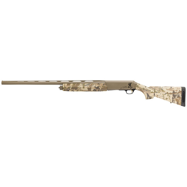 Browning Silver Field Camo FDE Shotgun: 12 Gauge, 26" Barrel, Model 011438205