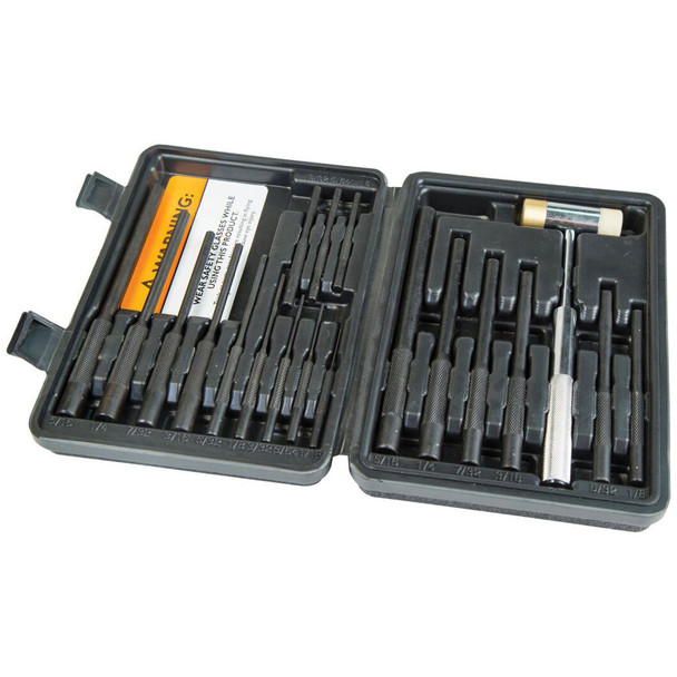 Wheeler Master Roll Pin Punch Set