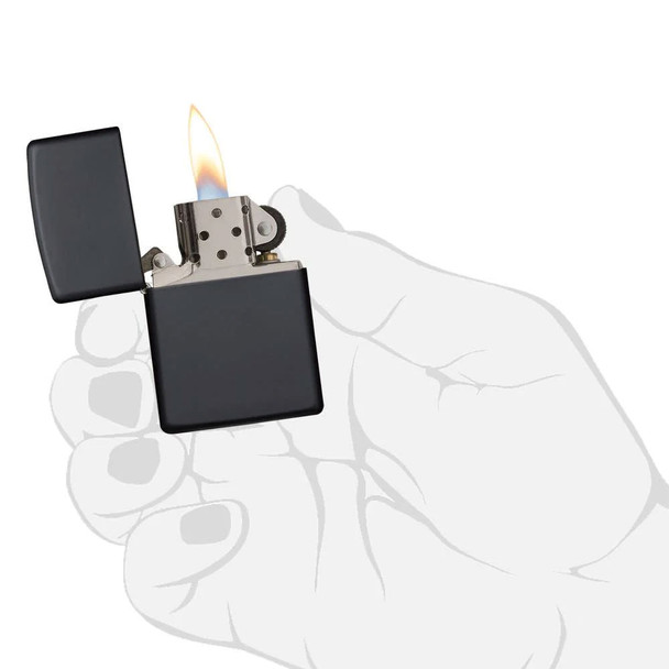 Zippo Windproof Lighter - Classic Matte Black