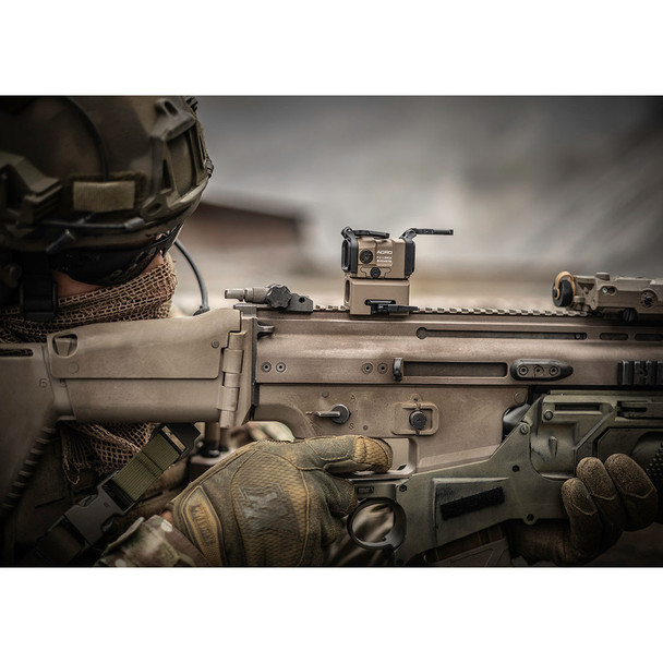 Aimpoint Acro P-2 3.5 MOA Red Dot Reflex Sight with Integrated Acro Interface - FDE, Model 200777