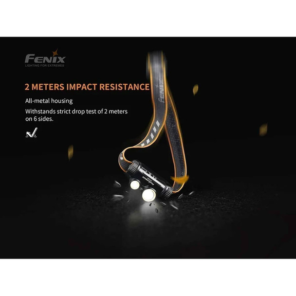 Fenix HM65R Rechargeable Flashlight - 1,400 Lumens