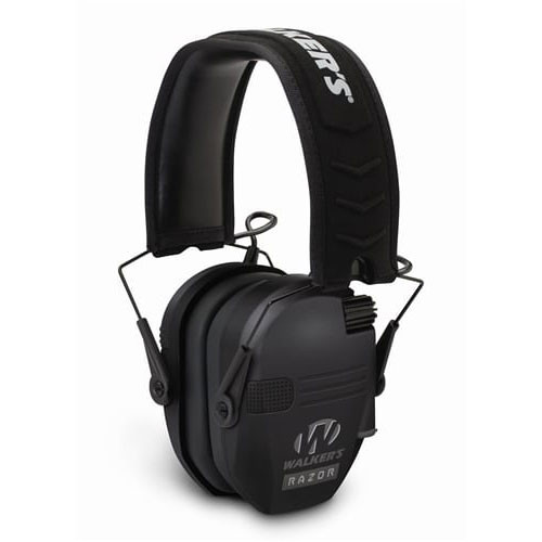 Walker's Razor Slim Electronic Earmuff: Black