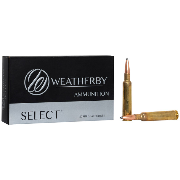 Weatherby Select Ammunition - 7mm Wby Mag, 154 gr, Hornady InterLock, 3225 fps, Model H7MM154IL