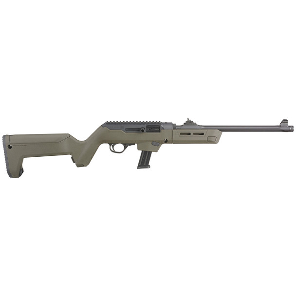 Ruger PC Carbine Backpacker, OD Green: 9mm, 18.60" Barrel, Model 19138