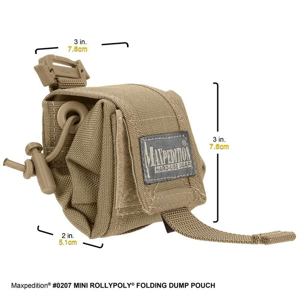 Maxpedition Mini Rollypoly Folding Dump Pouch - Detail