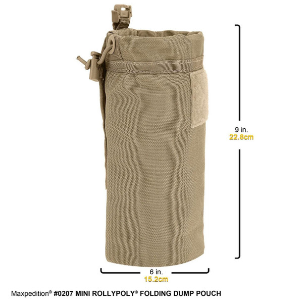 Maxpedition Mini Rollypoly Folding Dump Pouch - Detail