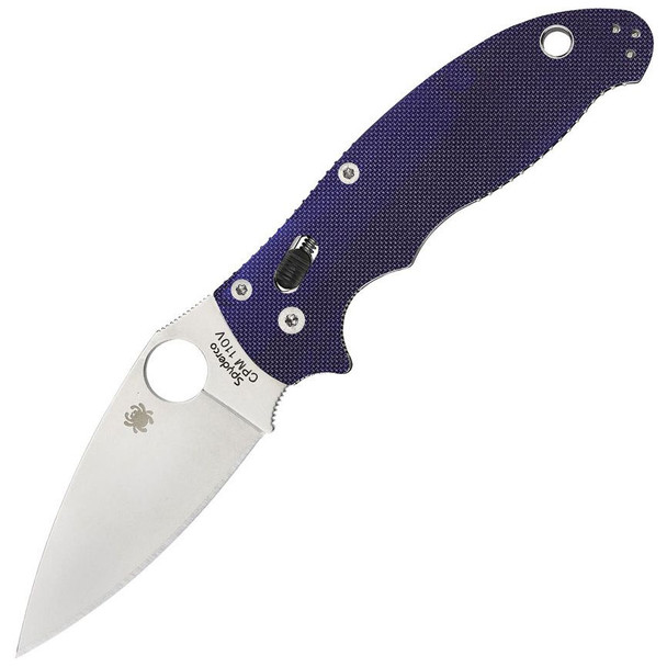 Spyderco Manix 2 Dark Blue Knife - G-10, CPM S110V