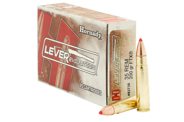 Hornady LEVERevolution Ammunition: 35 Rem, 200 Grain, FTX, 2225 fps