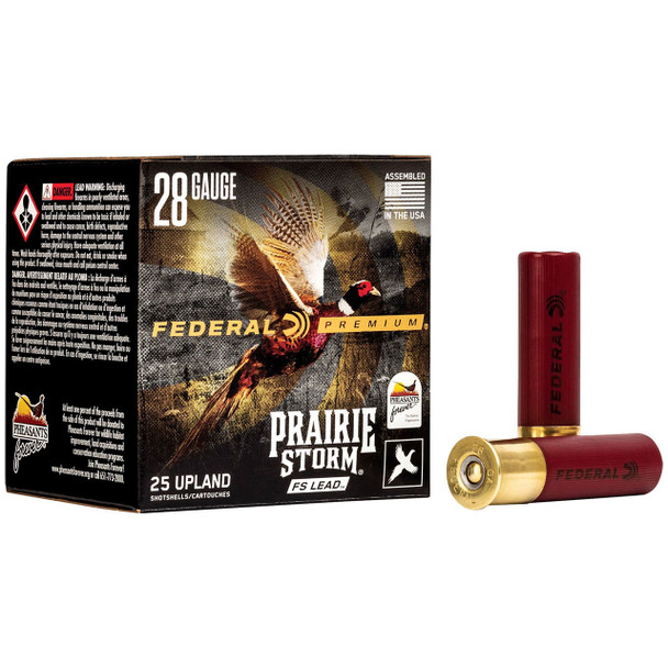 Federal Prairie Storm FS Lead Ammunition: 28 Gauge, 2-3/4", #6, Lead, 13/16 oz, 1300 fps, Model PFX289FS 6