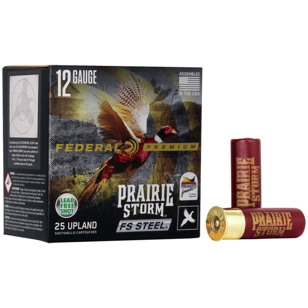 Federal Prairie Storm FS Steel Ammunition: 12 Gauge, 3", #3, Steel, 1-1/8 oz, 1600 fps, Model PFSX143FS 3