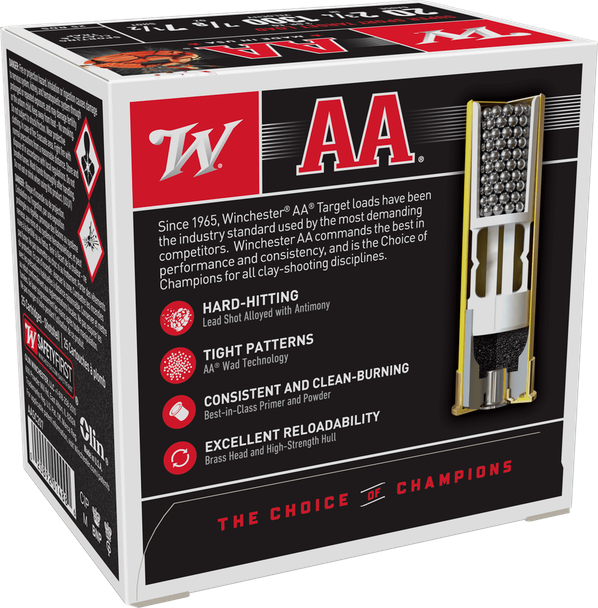 Winchester AA Ammunition: 20 Gauge, 2.75", 7.5 Shot, 7/8 Ounce, 1300 fps