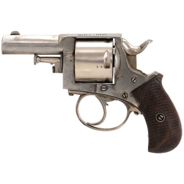 Anitque Belgian British Bull Dog Revolver: 442 Cal, 2.5" Barrel