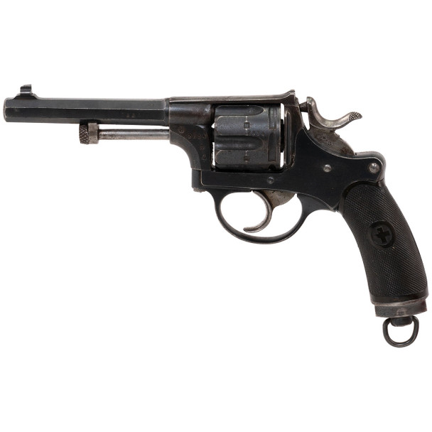 W+F Bern Antique 1882 Revolver: 7.5mm Swiss, 4.5" Barrel, Ser# 2834