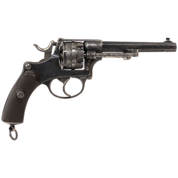 W+F Bern Antique 1878 Revolver: 10.4mm Swiss, 6" Barrel, Ser# 1502