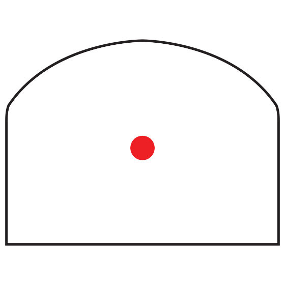 Trijicon RMR Type 2 Adjustable LED Reflex Sight: 6.5 MOA Red Dot, Model RM07-C-700679