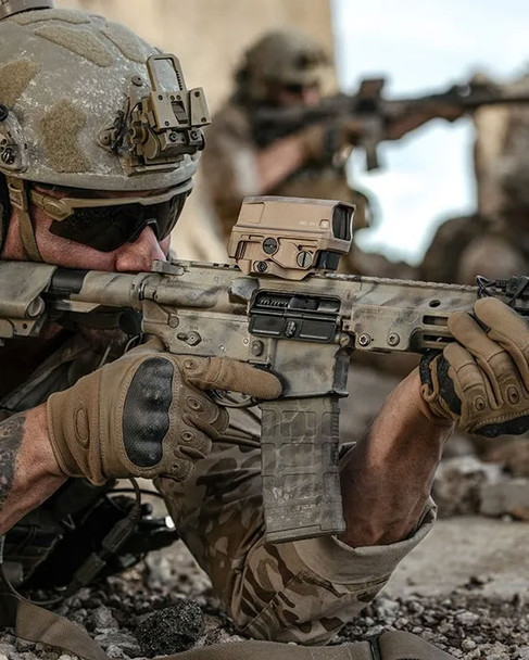 Vortex Optics AMG UH-1 Gen II Holographic Sight, Tan: 1x, EBR-CQB Reticle, Model AMG-HS02T
