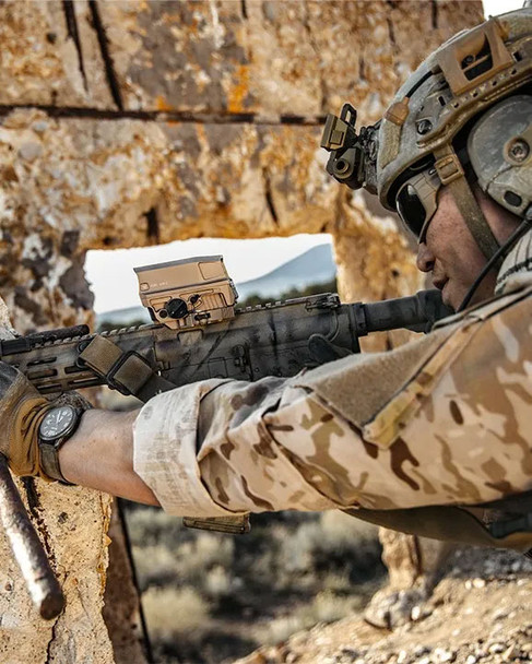 Vortex Optics AMG UH-1 Gen II Holographic Sight, Tan: 1x, EBR-CQB Reticle, Model AMG-HS02T