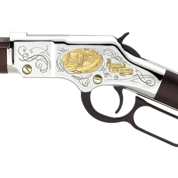 Henry Golden Boy Truckers Tribute Edition Rifle: 22 S/L/LR, 20" Barrel, , Model H004TT