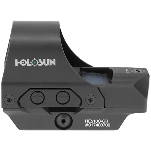 HOLOSUN HE510C-GR Reflex Sight: Green 2 MOA Dot & 65 MOA Circle