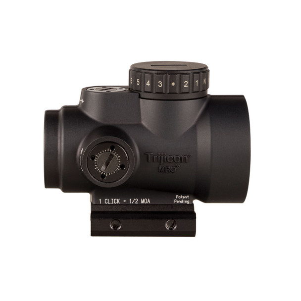 Trijicon MRO HD 1x25 Red Dot Sight: Adjustable 68 MOA Reticle with 2.0 MOA Dot; Low Mount, Model MRO-C-2200051