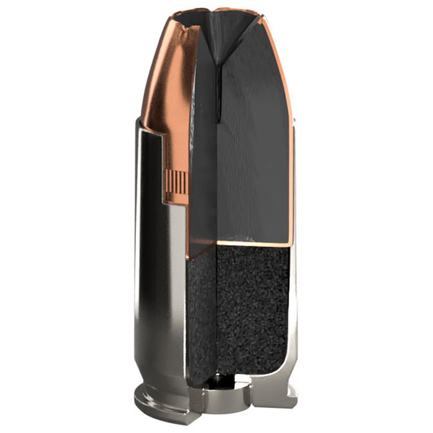 Sig Sauer Elite Defense V-Crown Ammunition: 45 Auto, 185 gr, JHP, 995 fps, Model E45AP0-20