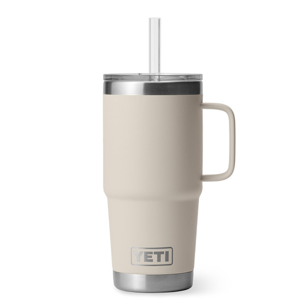 YETI Rambler Straw Mug with Straw Lid, 739 mL / 25 oz: Cape Taupe