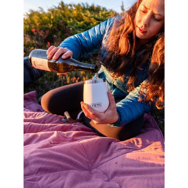 YETI Rambler Wine Tumbler with Magslider Lid, 295 mL / 10 oz: Cape Taupe