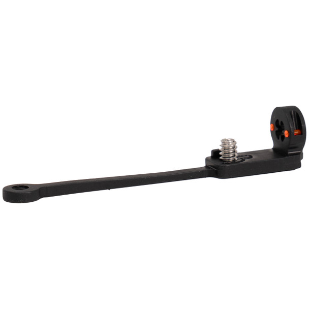 Ranger Point Precision Cloverleaf Rear Sights for Marlin 1895, Silver Aluminum Base: Red