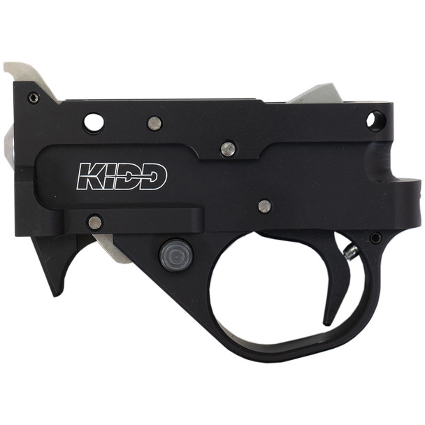 KIDD Single Stage Trigger for Ruger 10/22: Black, 1.5 lbs, Extended Mag Release