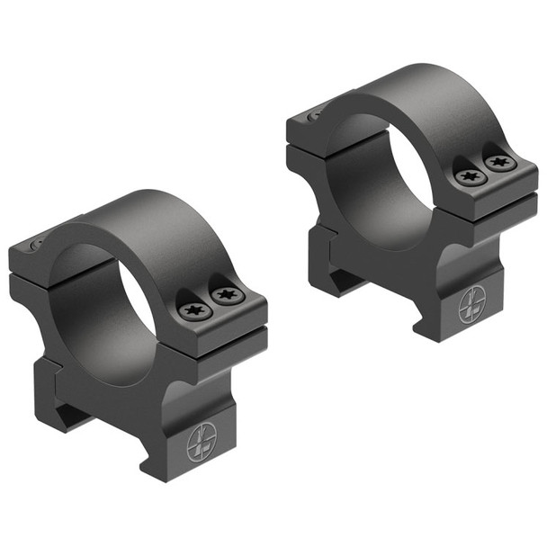 Leupold Open Range Cross-Slot Rings: 1", Low, Matte Black