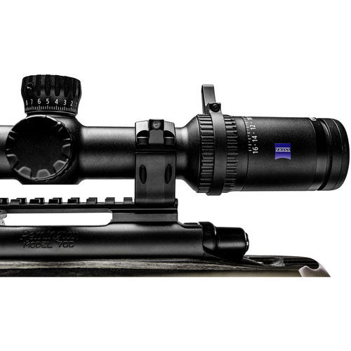 ZEISS Ultralight Precision Rings w/ Integral Anti-Cant Bubble Level: 30mm, 1.000", Medium, Black