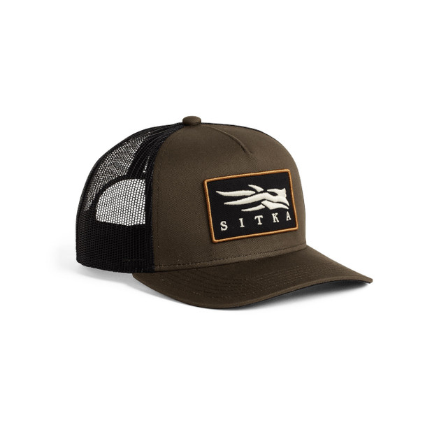 SITKA Gear Icon Patch Hi Pro Trucker Hat, Bark, 20266-BA