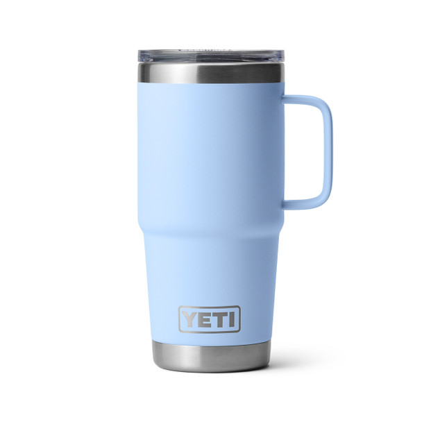 YETI Rambler Travel Mug with Stronghold Lid, 591 mL / 20 oz: Big Sky Blue