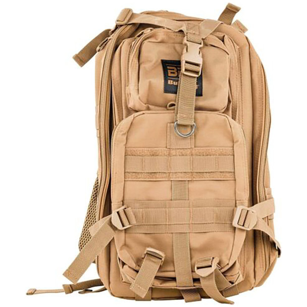 Bulldog Cases & Vaults BDT Tactical Compact Backpack: Tan