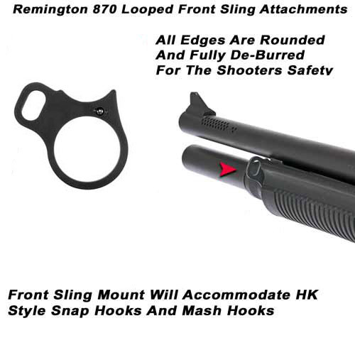GG&G Remington 870 Sling Attachment Point: Front, Single Loop, HK Style