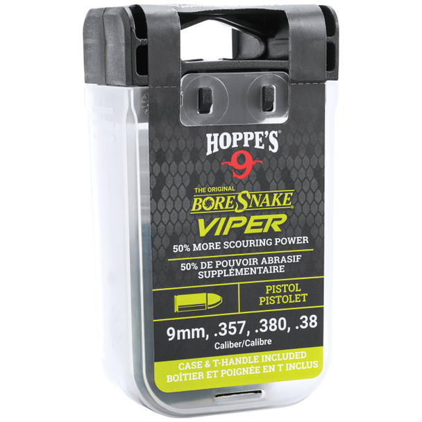 Hoppe's BoreSnake Viper Den Pistol: 9mm, .357, .380, .38