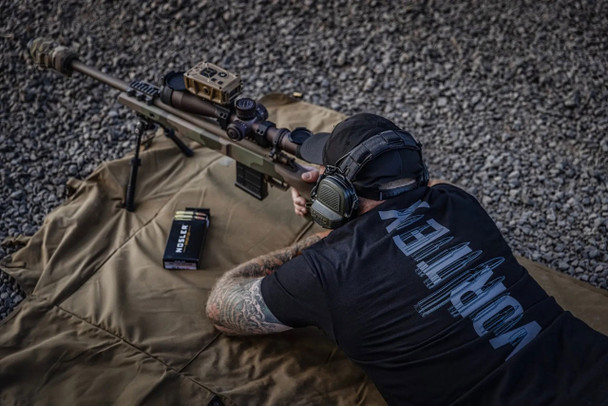 Vortex Optics Cartridge Contrast Short Sleeve T-Shirt: Black, 125-05