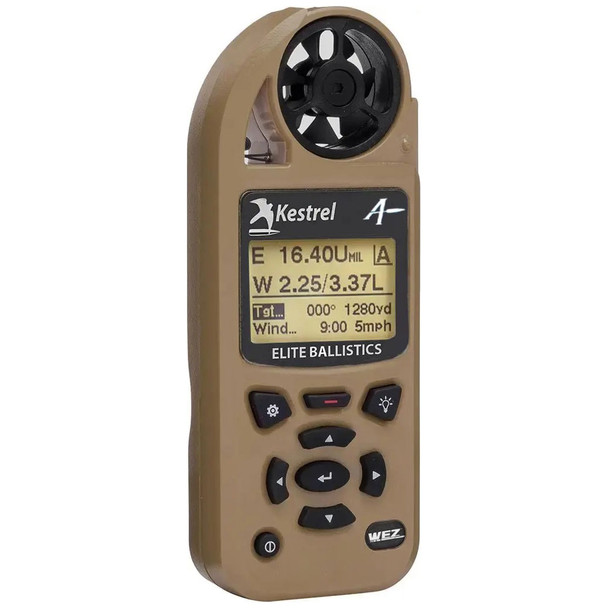 Kestrel 5700X WEZ Weather Meter with Applied Ballistics: Flat Dark Earth